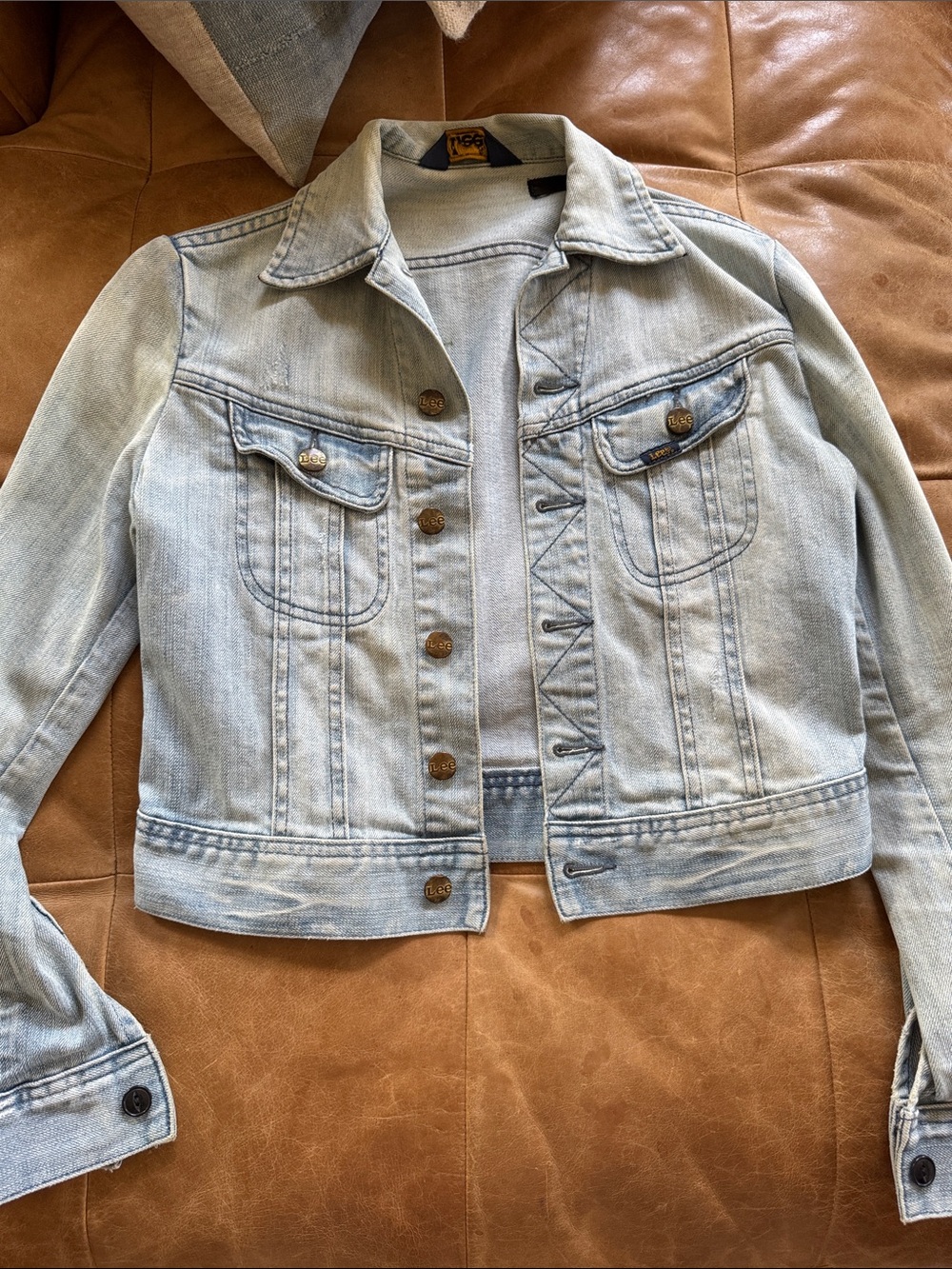 Vintage Lee Light Blue Women's Denim Jacket XS